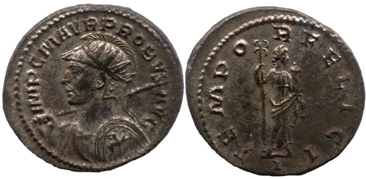 Probus
                  antoninianus RIC 103, Bastien 206a