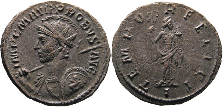 Probus
                  antoninianus / aurelianus RIC 103, Bastien 206,
                  Gloucester 875