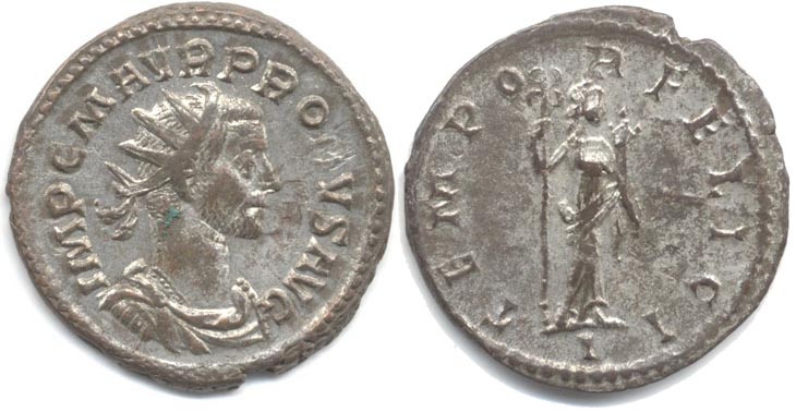 Probus antoninianus / aurelianus Ric 103v;
                  Bastien 265