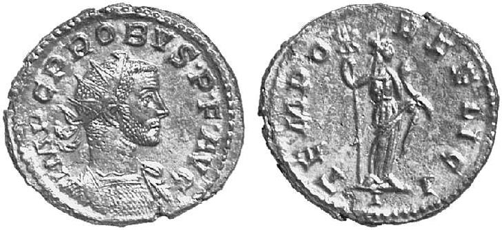 Probus
                    antoninianus RIC 104, Bastien 269.