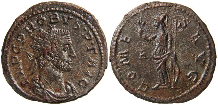 Probus
                  antoninianus/aurelianus RIC 116, Bastien 374