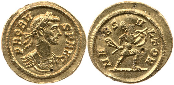 Probus gold quinarius RIC 148