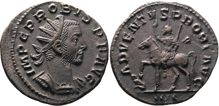 Probus
                  antoninianus/aurelianus RIC 19v, Bastien 197a