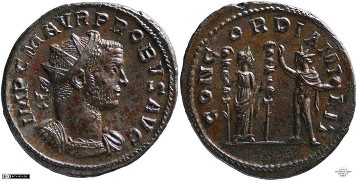 Probus
                    antoninianus RIC 23, Bastien 162c
