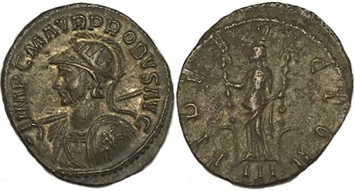 Probus antoninianus RIC 30v, Bastien II 290a