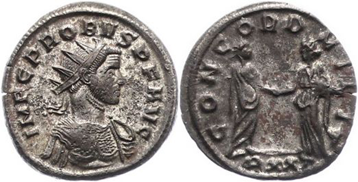 Probus
                  antoninianus RIC 333