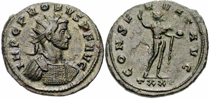 Probus antoninianus/aurelianus RIC 349