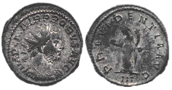 Probus
                  antoninianus/aurelianus RIC 46, Bastien 171