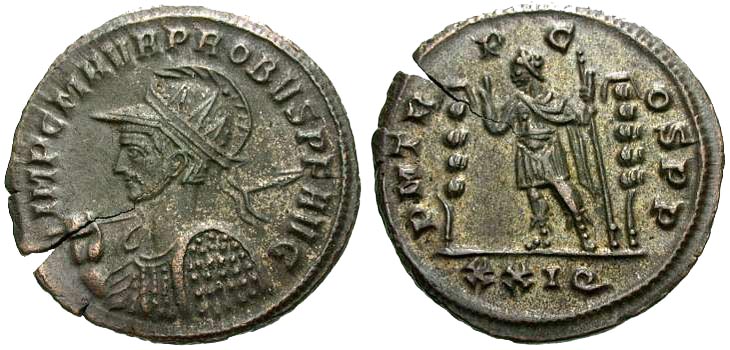 Probus
                  antoninianus RIC 606, Alfldi 49.20