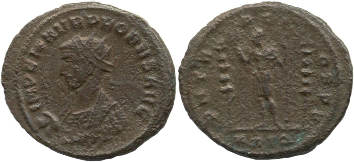 Probus antoninianus RIC 607, Alfldi 49.1
                  (Siscia)
