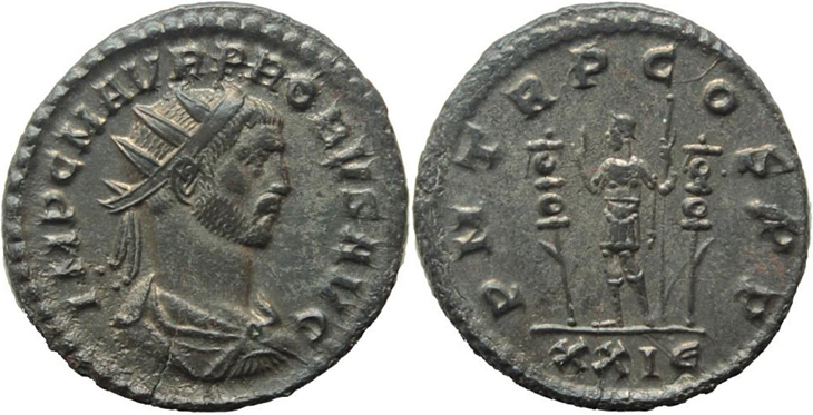 Probus antoninianus RIC 607, MPR 69