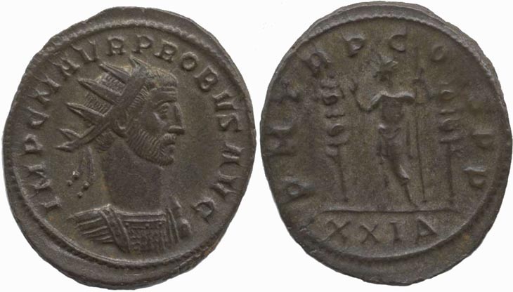 Probus antoninianus RIC 607
                  (Rome)