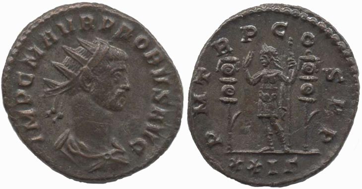 Probus antoninianus RIC 607
                  (Rome)
