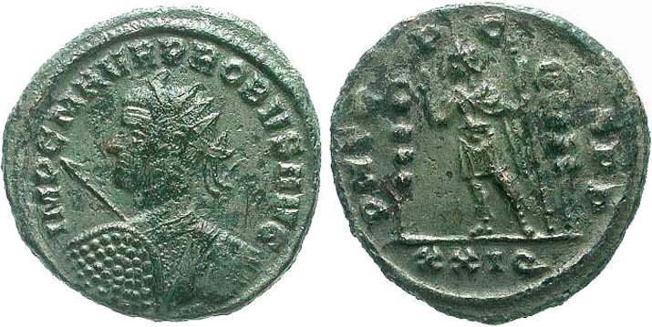 Probus antoninianus RIC 607v,
                  Alfldi 49.-