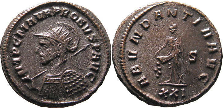 Probus
                  antoninianus RIC 621, Alfldi 1.14