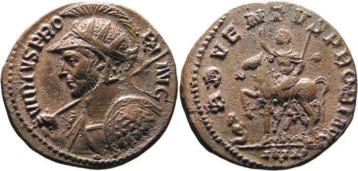 Probus
                  antoninianus/aurelianus RIC 64, Bastien 256,
                  Gloucester 900