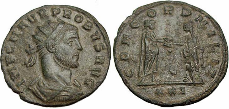 Probus
                  antoninianus RIC 651, Alfldi 26.44