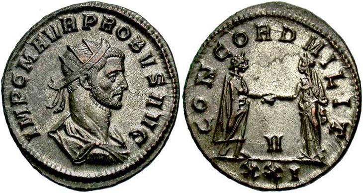 Probus antoninianus RIC 651, Alfldi 26.53