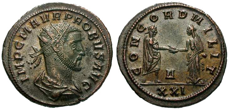 Probus
                  antoninianus RIC 651, Alfldi 26.43