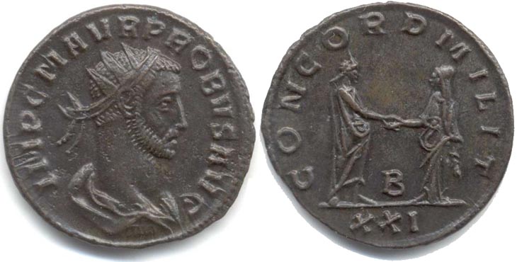 Probus
                  antoninianus RIC 651 , Alfldi 26.41