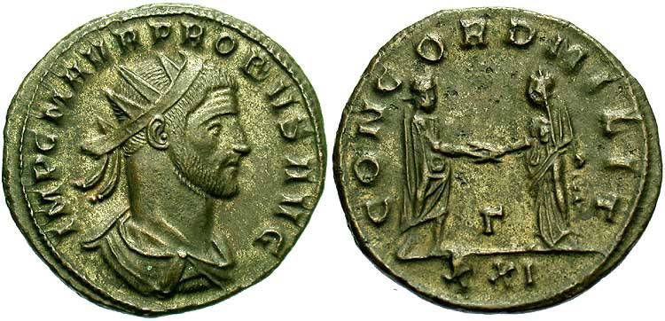 Probus
                  antoninianus RIC 651, Alfldi 26.42