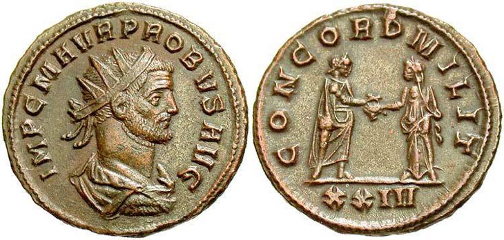 Probus antoninianus RIC 651, Alfldi 26.61