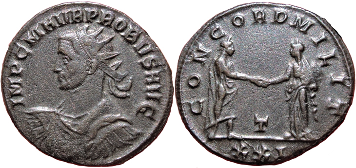 Probus
                  antoninianus RIC 651v, Alfldi 26.35
