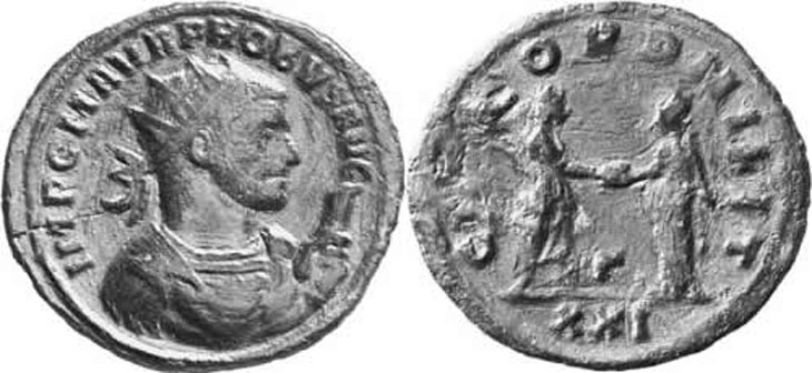 Probus antoninianus RIC 651v, Alfldi 26.33