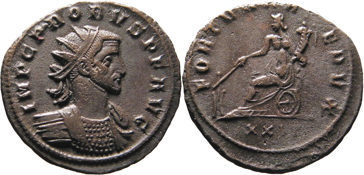 Probus
                  antoninianus / aurelianus close to RIC 695,
