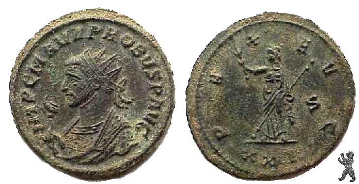 Probus
                  antoninianus RIC 709v, Alfldi 41.-