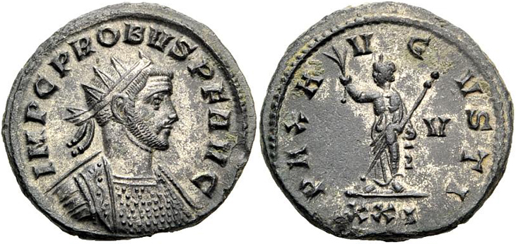 Probus
                  antoninianus RIC 712, Alfldi 42.87