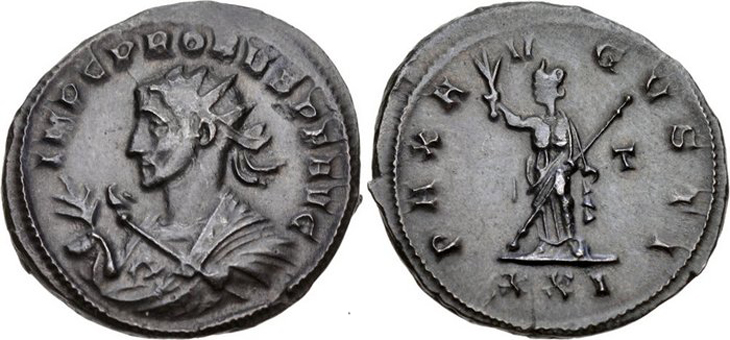Probus
                  antoninianus RIC 712v, Alfldi 42.79