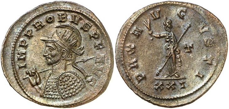 Probus
                  antoninianus RIC 713, Alfldi 42.60