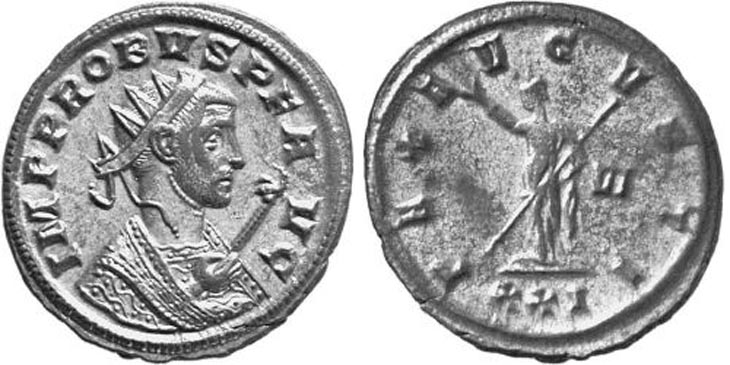 Probus
                  antoninianus RIC 713v, Alfldi 42.21
