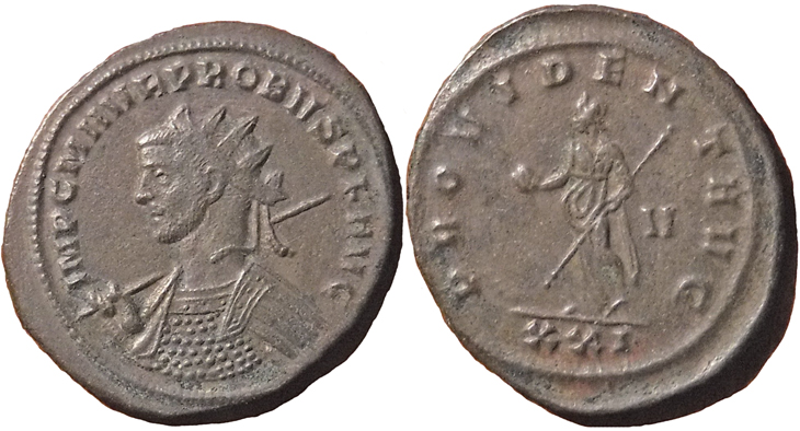 Probus
                  antoninianus RIC 718v, Alfldi 53.60