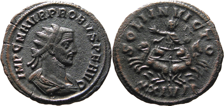Probus
                  antoninianus RIC 776v
