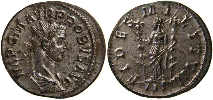 Probus
                  antoninianus / aurelianus RIC 79, Bastien 278