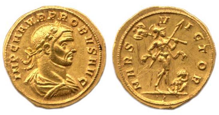 Probus aureus RIC 824