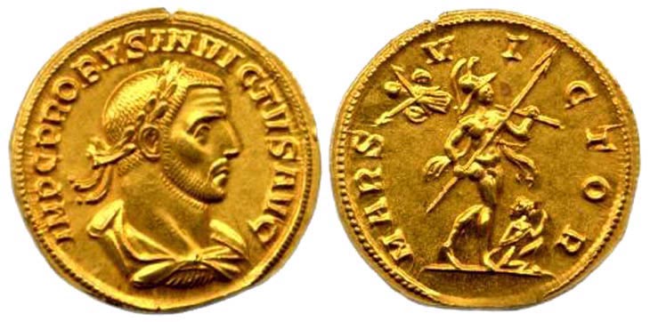 Probus aureus RIC 825