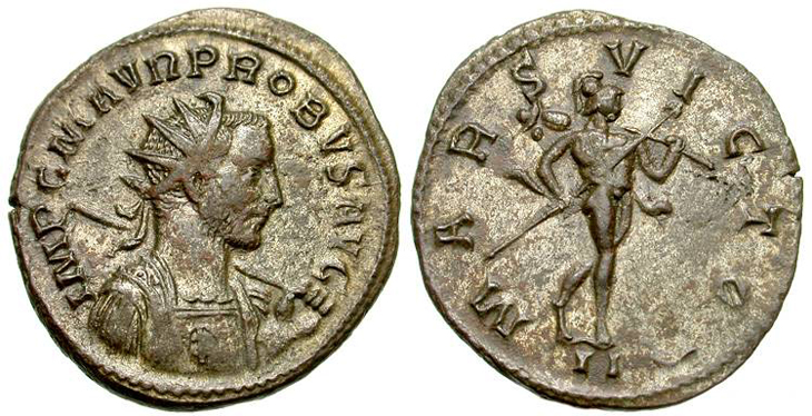 Probus antoninianus/aurelianus RIC 83, Bastien
                  218 a-b