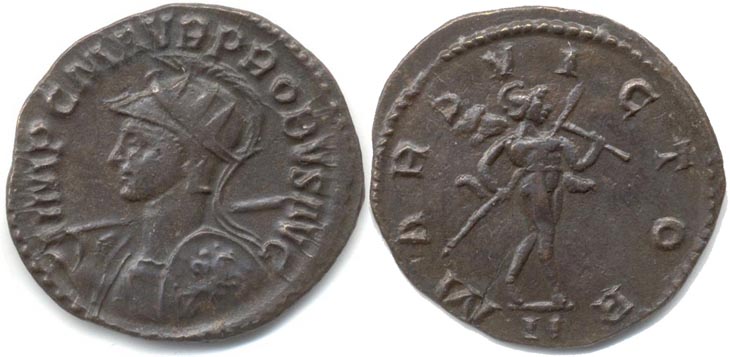 Probus antoninianus / aurelianus RIC 83, Bastien
                  216