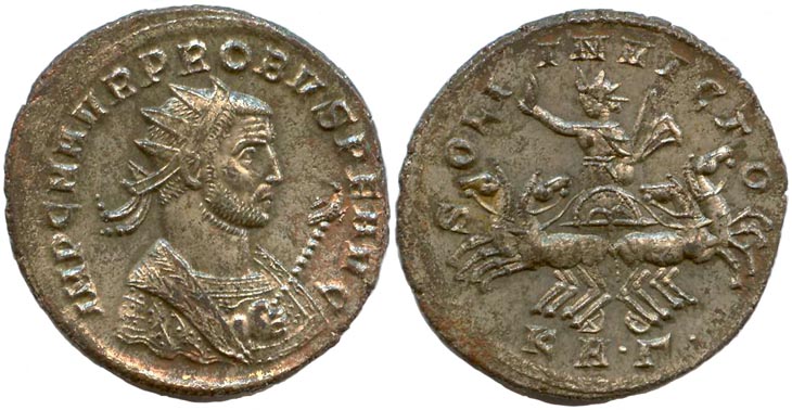 Probus
                  antoninianus RIC 861v