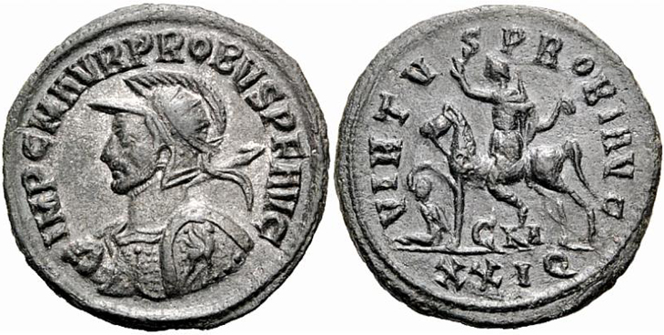 Probus
                  antoninianus RIC 913v