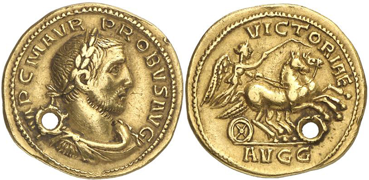 Saturninus aureus, in the name of Probus, RIC
                  919