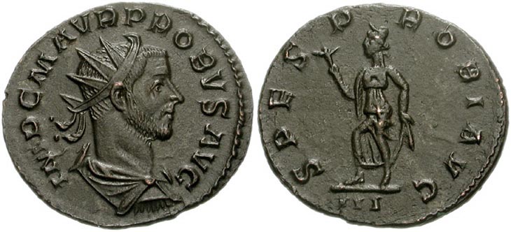 Probus
                antoninianus / aurelianus RIC 99, Bastien 324