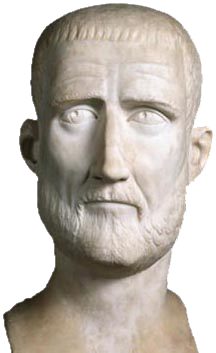 A bust of Probus in the
                  Capitoline Museum.  Araldo de Luca. Corbis.