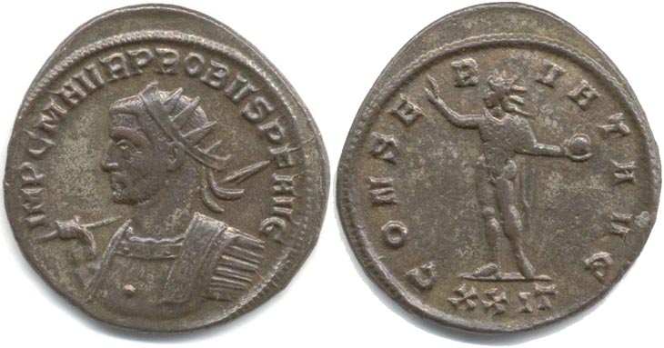 Probus
                  antoninianus RIC 670, Alfldi 27.65
