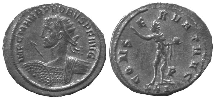 Probus
                  antoninianus RIC 670, Alfldi 27.86